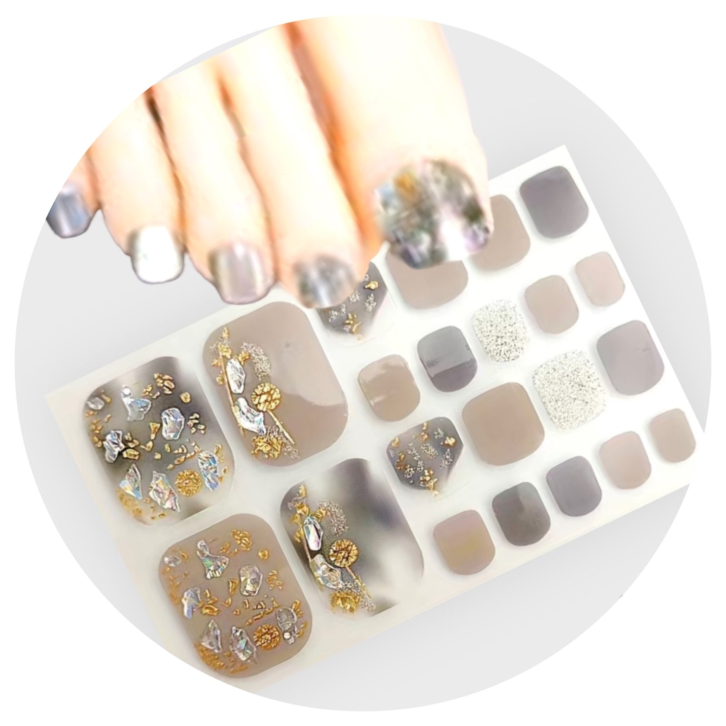 Aline Nail Wraps / Nail Strips / Nail Stickers