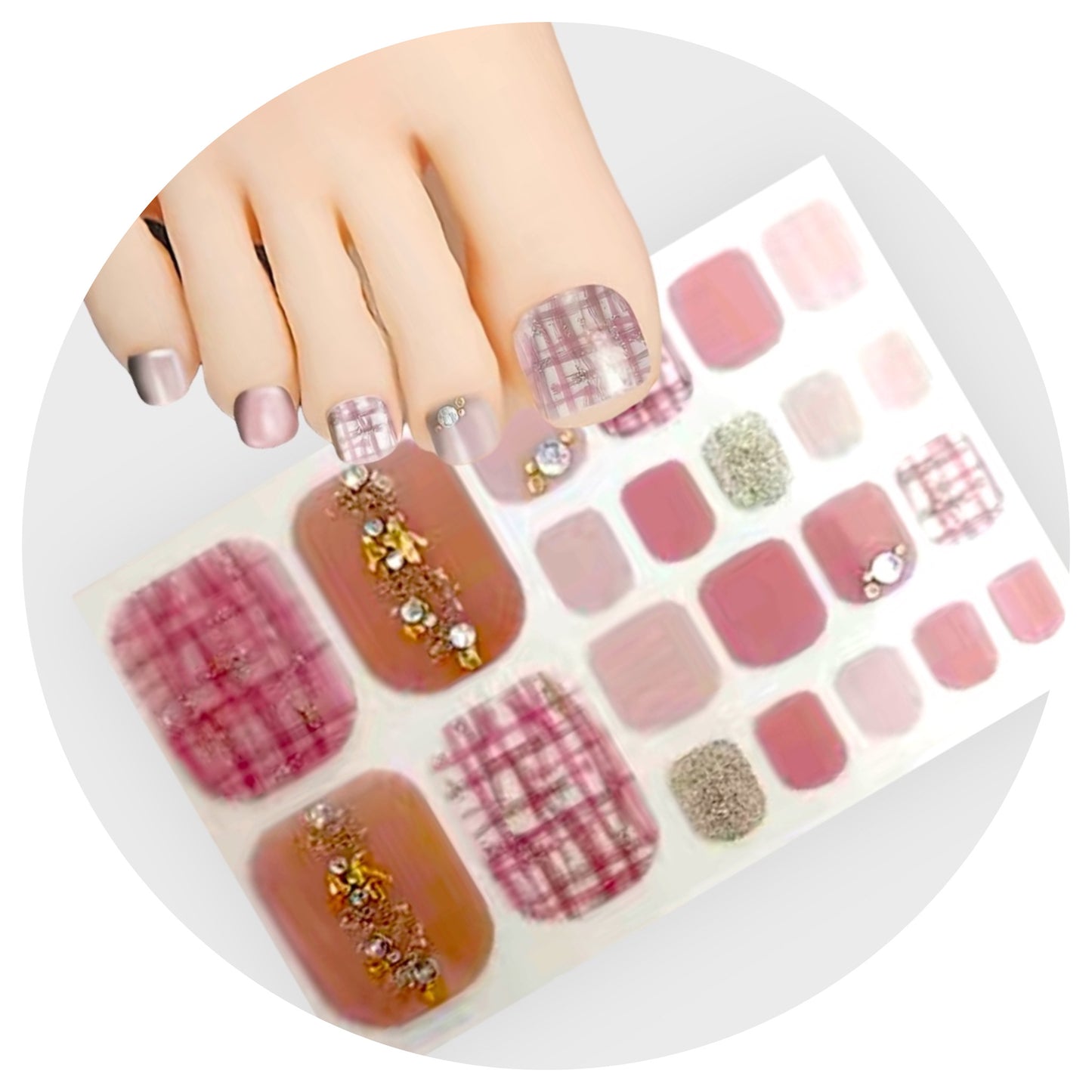 Alyson Nail Wraps / Nail Strips / Nail Stickers