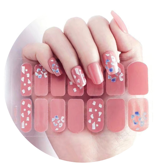 Leah Nail Wraps / Nail Strips / Nail Stickers