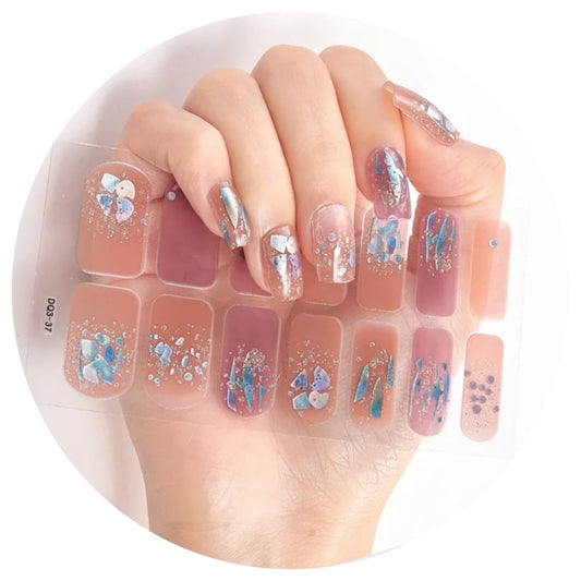 Ruby Nail Wraps / Nail Strips / Nail Stickers