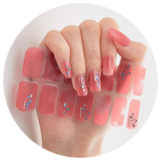 Rose Nail Wraps / Nail Strips / Nail Stickers