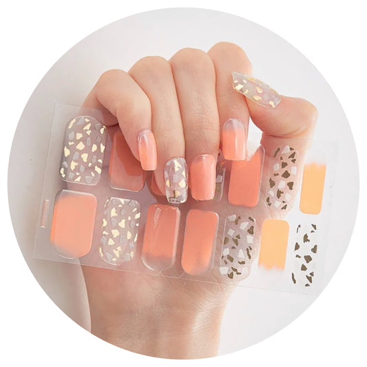 Pin Nail Wraps / Nail Strips / Nail Stickers