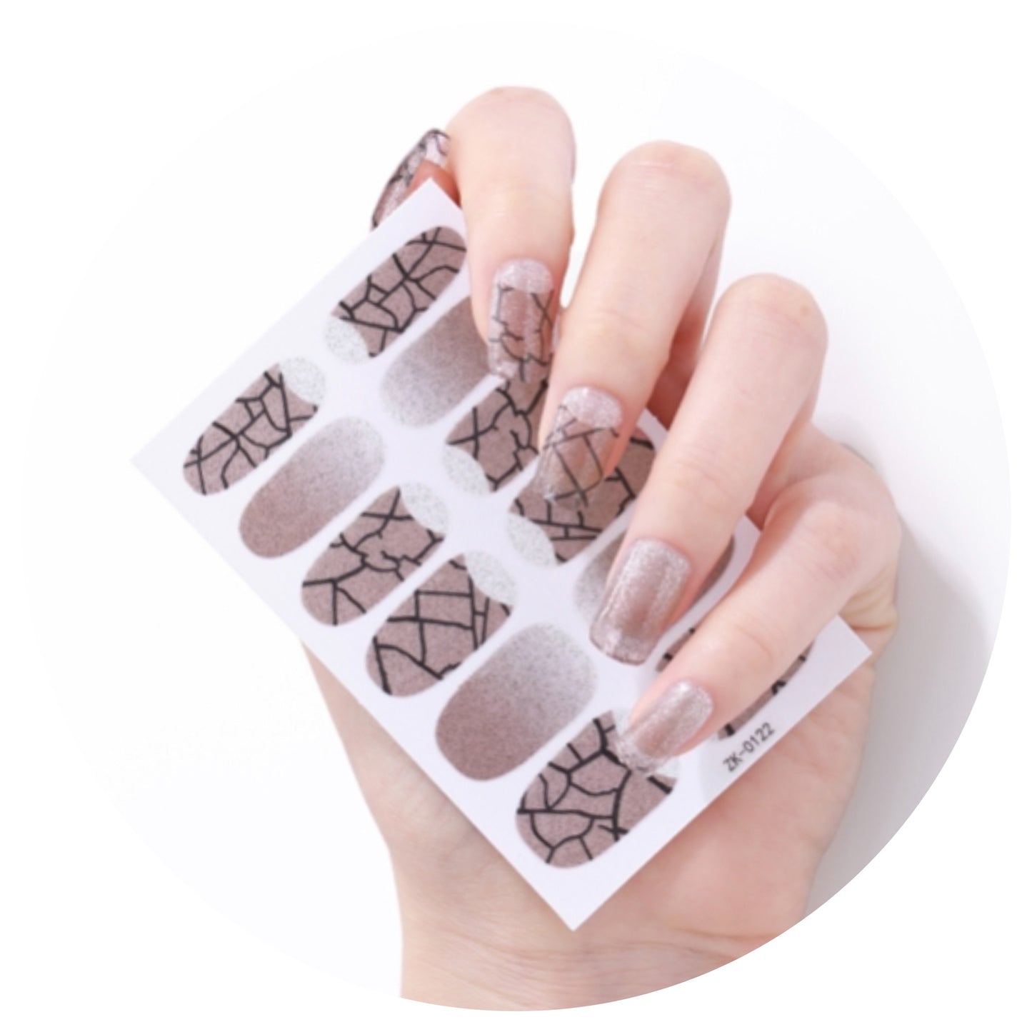 Aimee Nail Wraps / Nail Strips / Nail Stickers